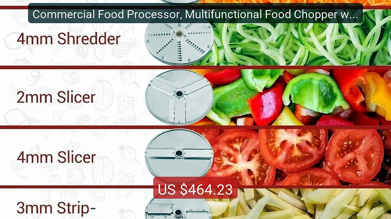 Commercial Food Processor, Multifunctional Food Chopper with 6-Blad... -- Top Rated 2026 | Buy Now!