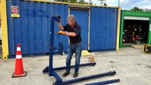 Engine Hoist in Action | Lifting Heavy Engines with Precision & Control