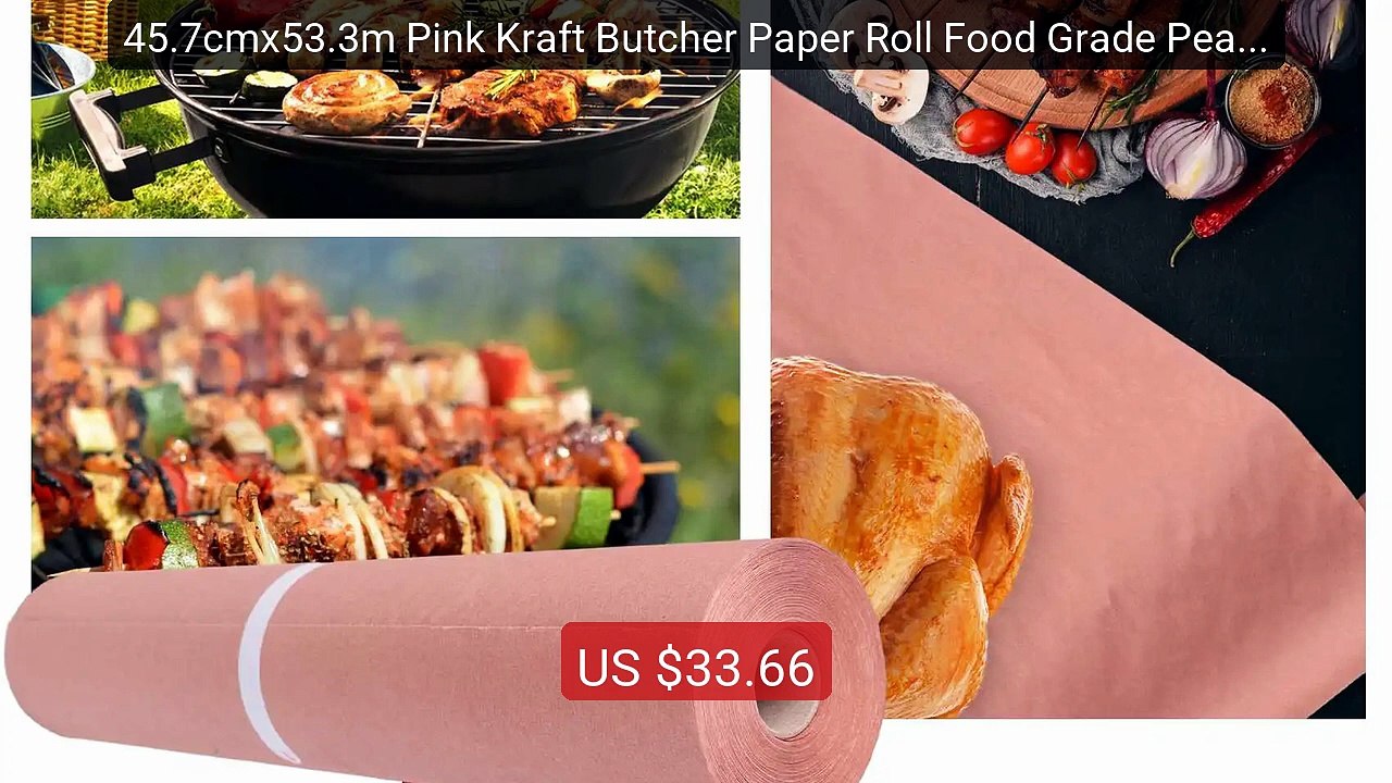 45.7cmx53.3m Pink Kraft Butcher Paper Roll Food Grade Peach... -- Top Pick 2026 | Unbeatable Price!