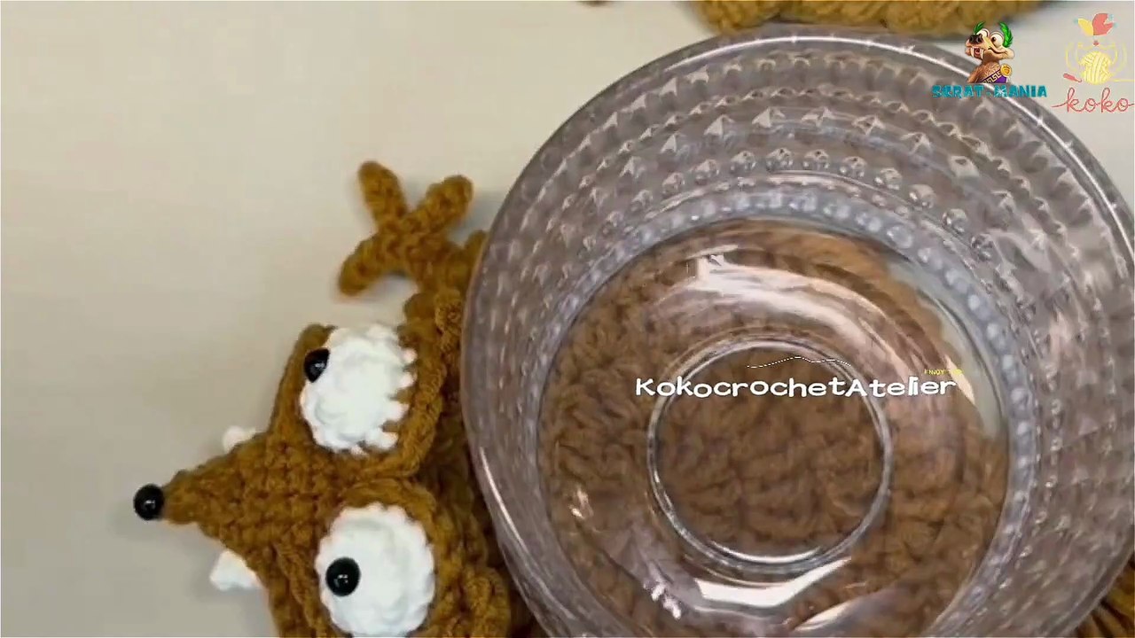 SCRAT - THE SCRATISTS - CROCHET - AMIGURUMI - COASTER v22 - ENG