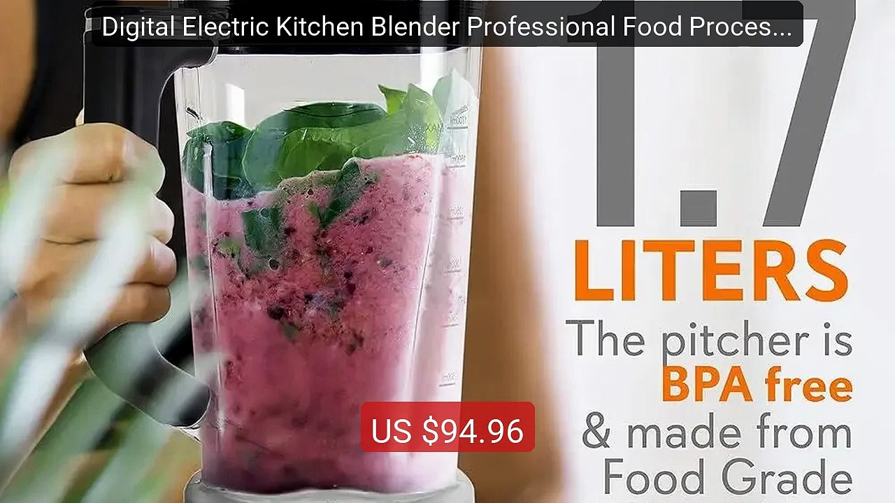 Digital Electric Kitchen Blender Professional Food Processo... -- Top Pick 2026 | Unbeatable Price!
