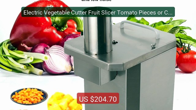 Electric Vegetable Cutter Fruit Slicer Tomato Pieces or Cube C... Hot Deal 2026 | Limited Offer!