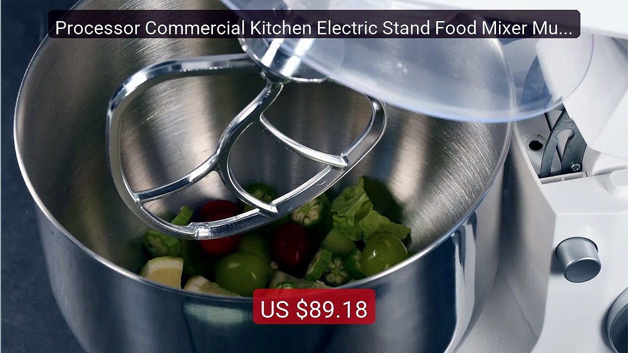 Processor Commercial Kitchen Electric Stand Food Mixer Multifunctio... -- Top Rated 2026 | Buy Now!
