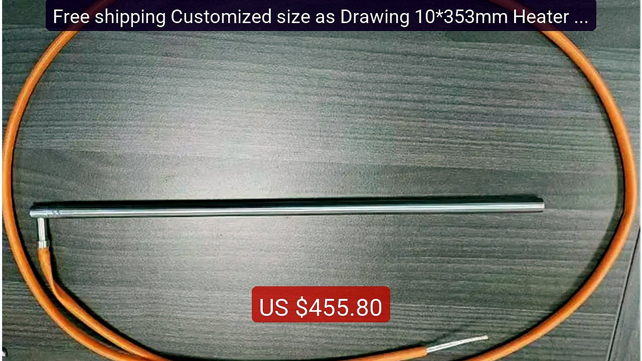 Free shipping Customized size as Drawing 10*353mm Heater  AC ... -- Amazing Value 2026 | Must Have!