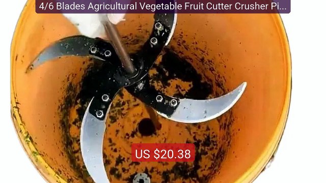 4/6 Blades Agricultural Vegetable Fruit Cutter Crusher Pig Chicken ... Top Rated 2026 | Buy Now!