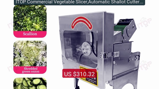 ITOP Commercial Vegetable Slicer,Automatic Shallot Cutter,Electric... Best Deal 2026 | Shop Now!