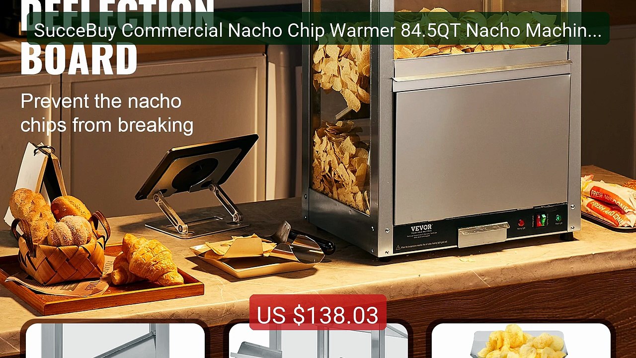SucceBuy Commercial Nacho Chip Warmer 84.5QT Nacho Machine De... -- Amazing Value 2026 | Must Have!
