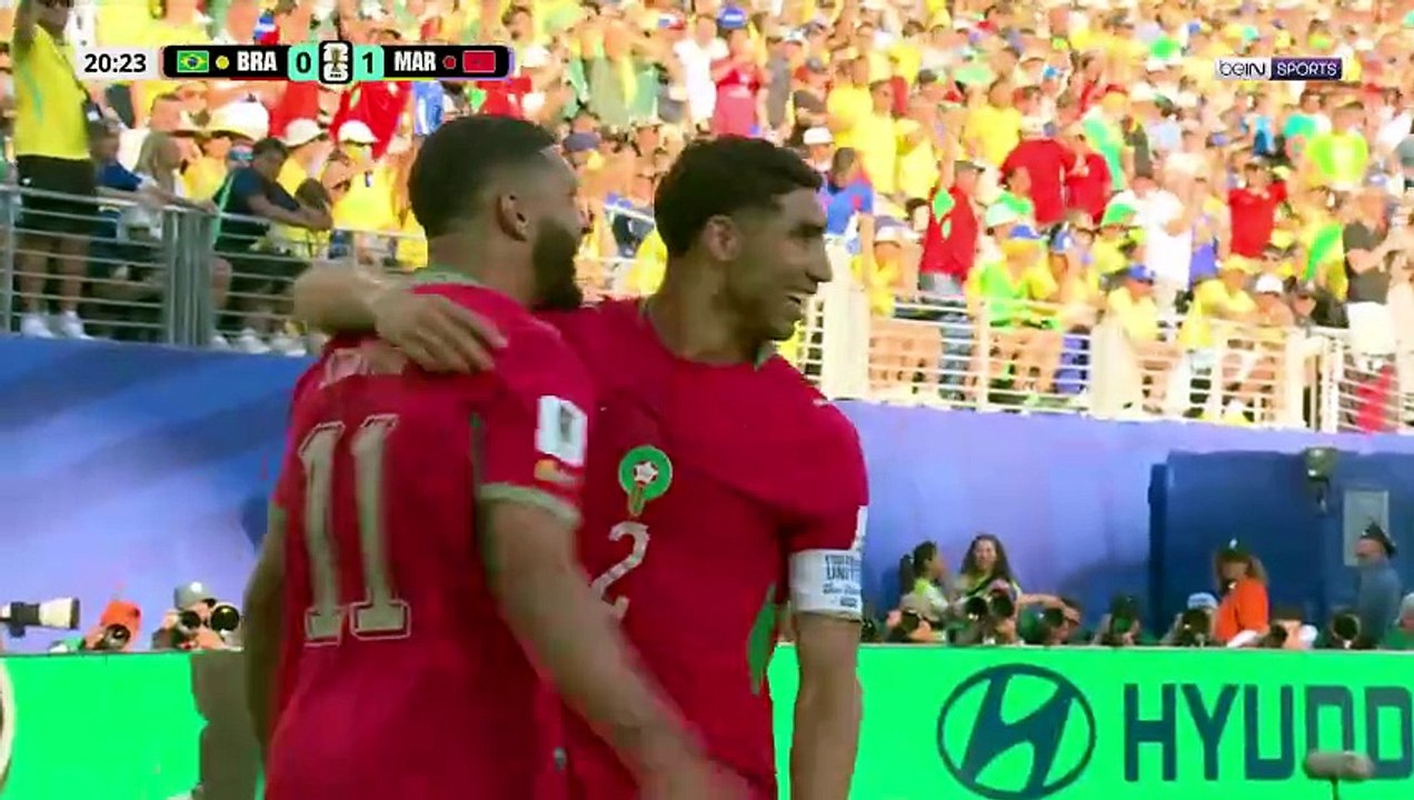 ملخص مباراة البرازيل والمغرب   Brazil vs Morocc...