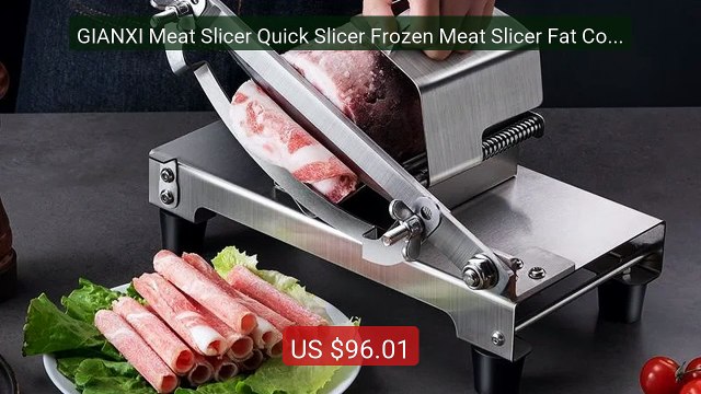 GIANXI Meat Slicer Quick Slicer Frozen Meat Slicer Fat Cow Ro... Amazing Value 2026 | Must Have!