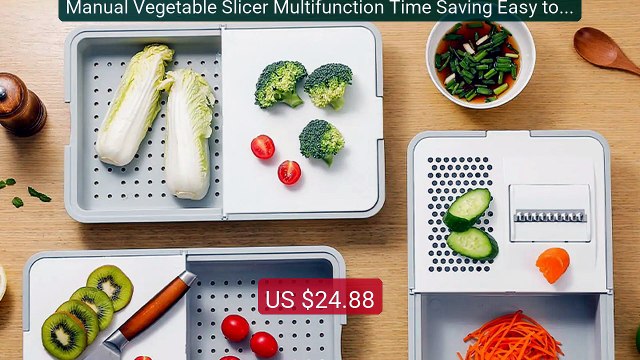 Manual Vegetable Slicer Multifunction Time Saving Easy to Clea... Hot Deal 2026 | Limited Offer!