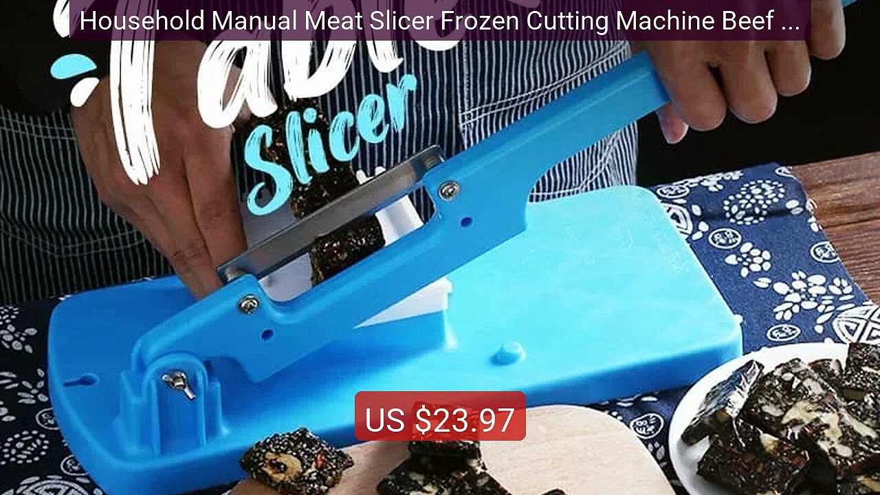 Household Manual Meat Slicer Frozen Cutting Machine Beef Mutt... -- Amazing Value 2026 | Must Have!