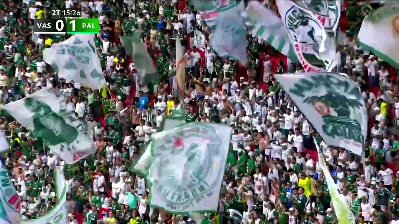 Gol | Vasco 0x1 Palmeiras - Brasileiro 2025 (Globo)