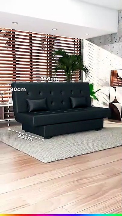Sofá-cama Casal 3 Lugares Reclinável Matrix Laila