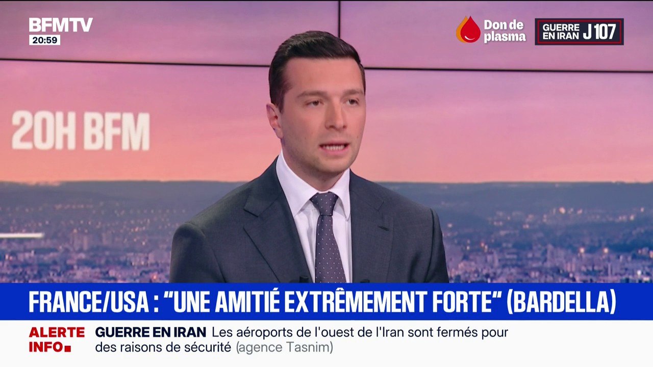 Jordan Bardella: “Chaque jour de guerre supplémentaire est un jour douloureux pour l'économie française”