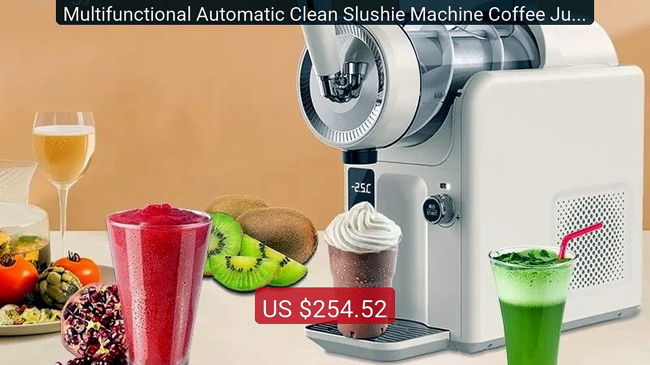 Multifunctional Automatic Clean Slushie Machine Coffee Juice ... -- Amazing Value 2026 | Must Have!