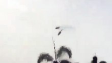 ASÍ FUE EL CHOQUE ENTRE HELICÓPTEROS