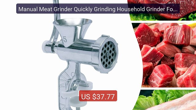 Manual Meat Grinder Quickly Grinding Household Grinder Food Process... Top Rated 2026 | Buy Now!