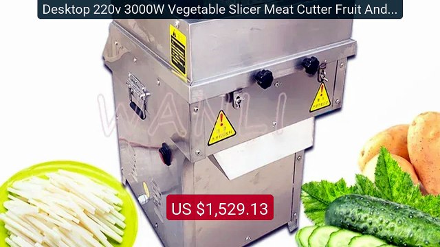 Desktop 220v 3000W Vegetable Slicer Meat Cutter Fruit And Vegetabl... Best Deal 2026 | Shop Now!