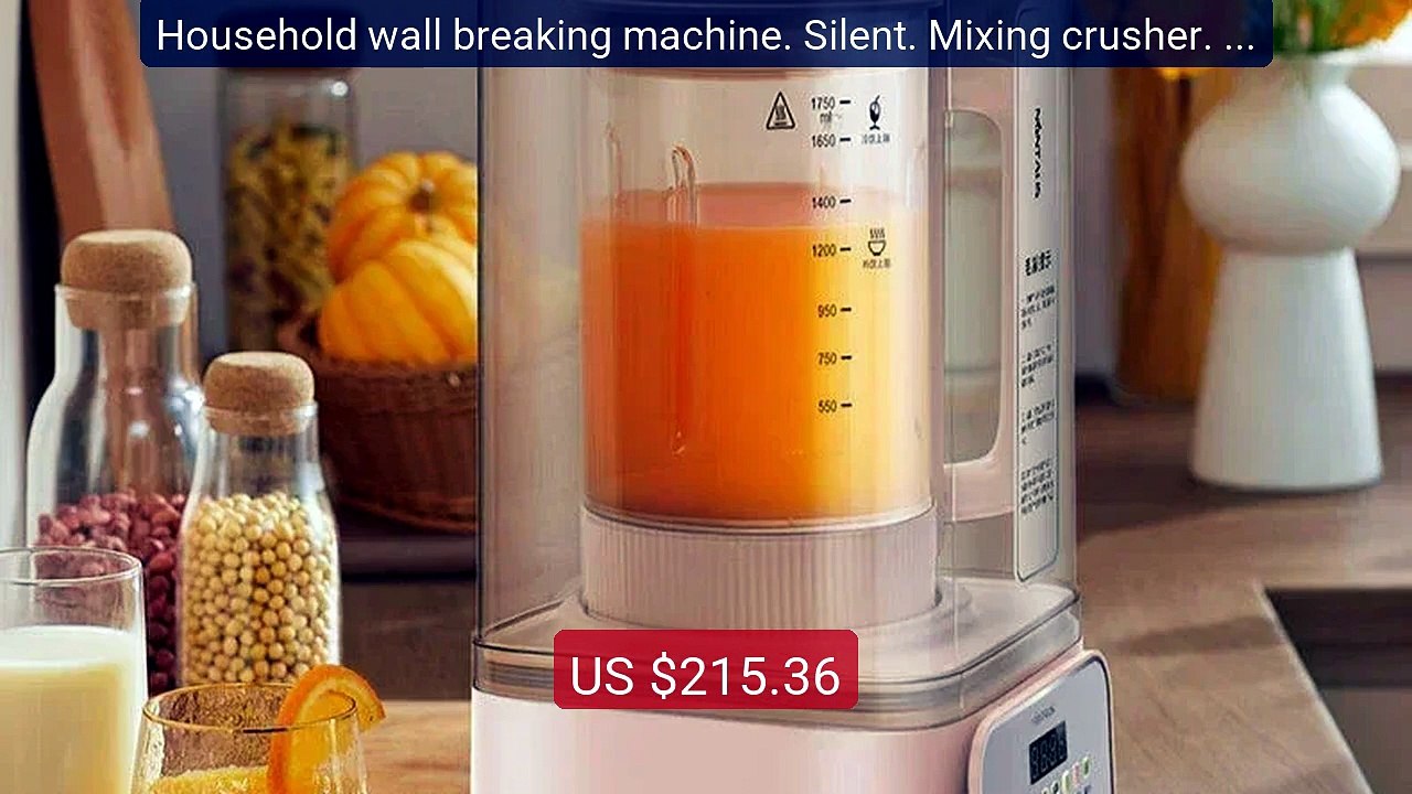 Household wall breaking machine. Silent. Mixing crusher. Heating. M... -- Top Rated 2026 | Buy Now!