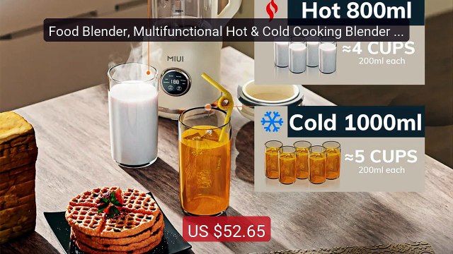 Food Blender, Multifunctional Hot & Cold Cooking Blender for Kitch... Best Deal 2026 | Shop Now!