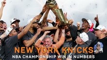 New York Knicks' NBA Championship win in numbers