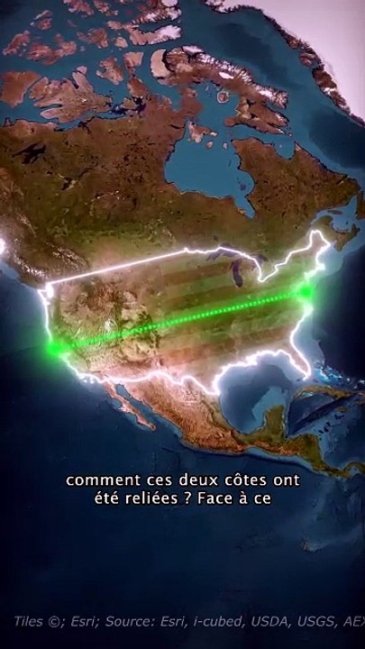 Le projet fou qui a uni les USA ! Un chemin de fer légendaire #géographie