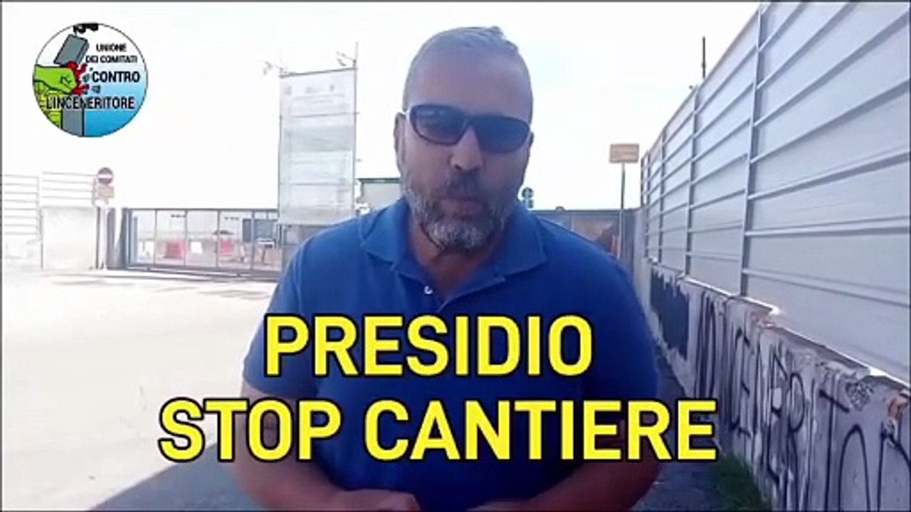 L'appuntamento per domani 15 giugno è davanti al cantiere