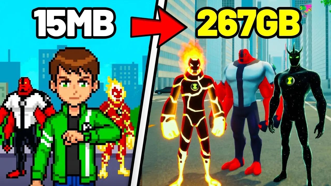 I Tried a Ben 10 Game with Just 15MB vs One That's 267GB!