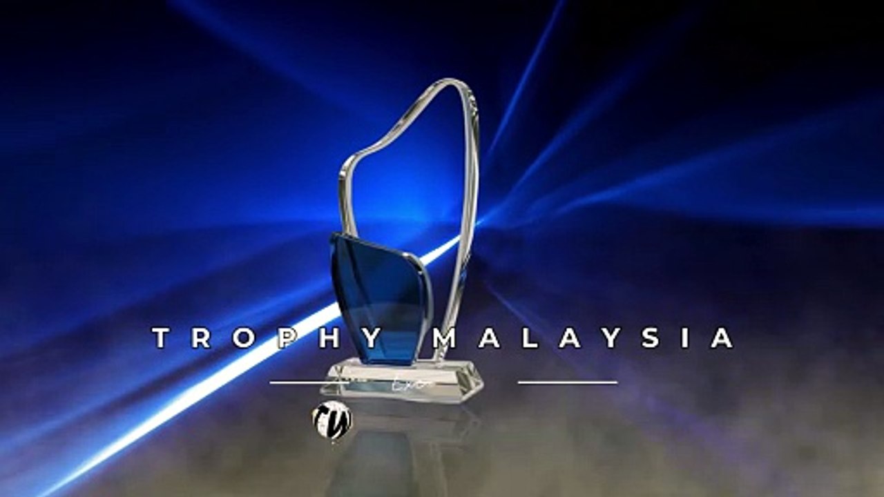 Blue Crystal Trophies at Trophy-World Malaysia | Custom Trophies & Plaques Supplier