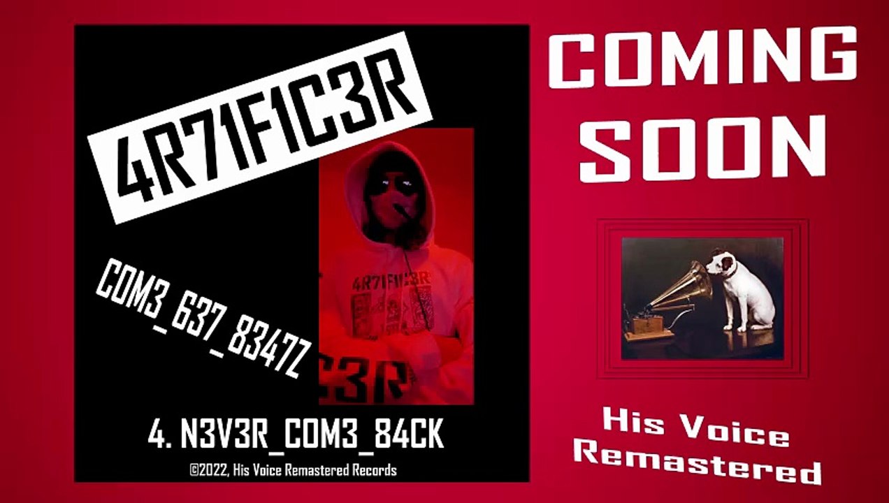 N3V3R_C0M3_84CK - Original track by 4R71F1C3R, ©2022