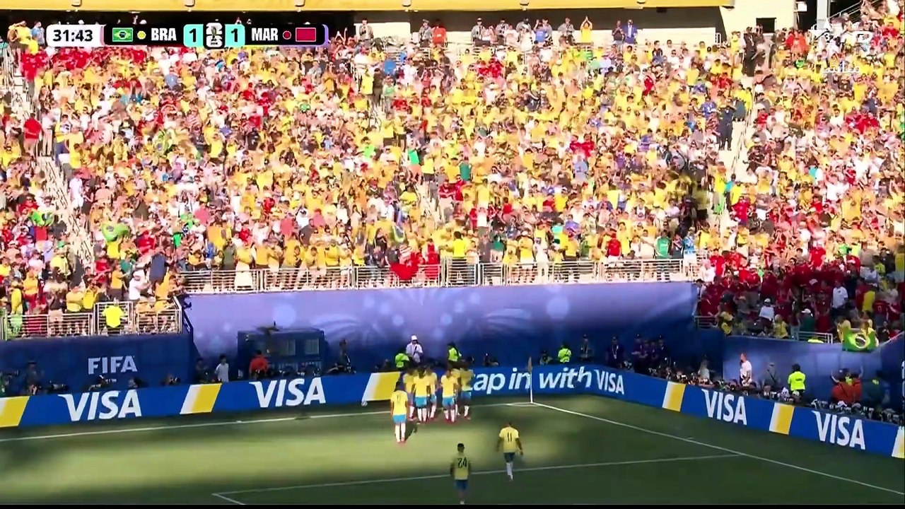 كاس العالم 2026 - مباراة المغرب والبرازيل كاملة