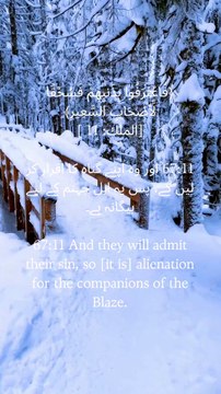 A powerful reminder from Surah Al-Mulk (67:11) on the weight of accountability and the truth of the Hereafter. Let’s seek forgiveness before it’s too late. #QuranVerses #SurahAlMulk #IslamicReminders #SeekForgiveness #Faith