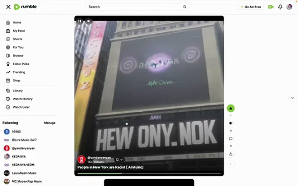 People in New York are Racist [ Ai Music]
