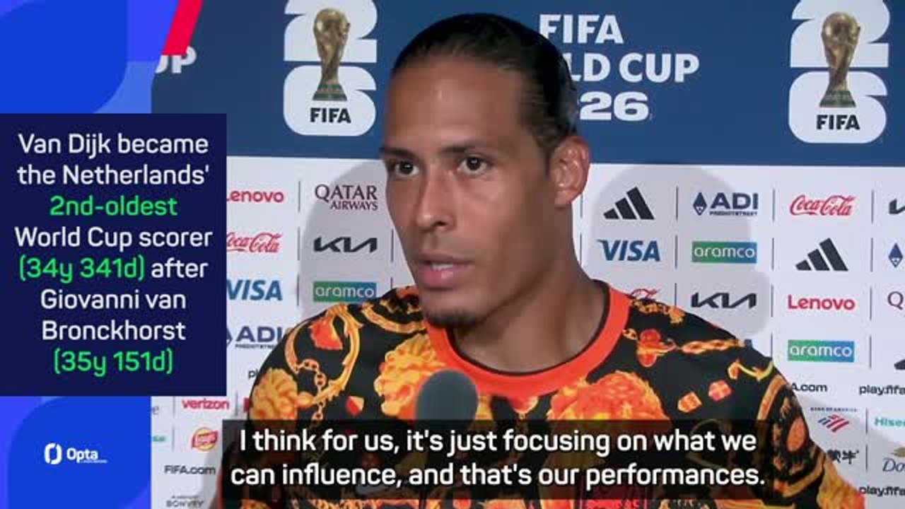 Van Dijk 'disappointed' with Netherlands' late World Cup draw with Japan