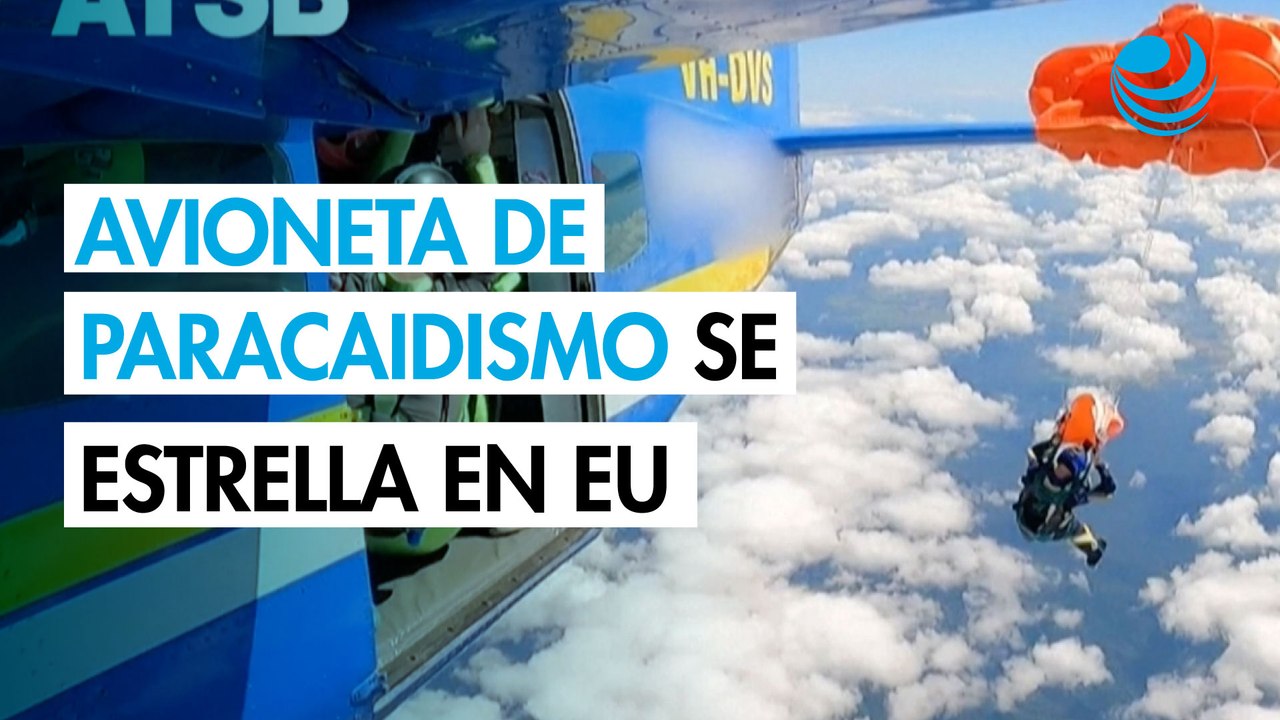Accidente de avioneta de paracaidismo deja 12 muertos en Misuri, centro de Estados Unidos