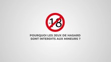 JEUX DE HASARD INTERDITS AUX MINEURS