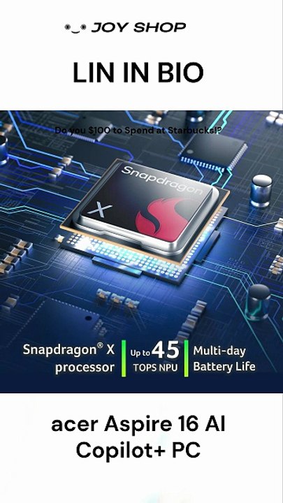 The Ultimate AI Laptop? Acer Aspire 16 AI! #shorts #Acer #CopilotPlusPC #SnapdragonX #Tech #Laptop