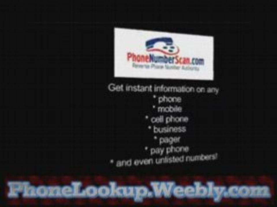 REVERSE CELL PHONE SEARCH