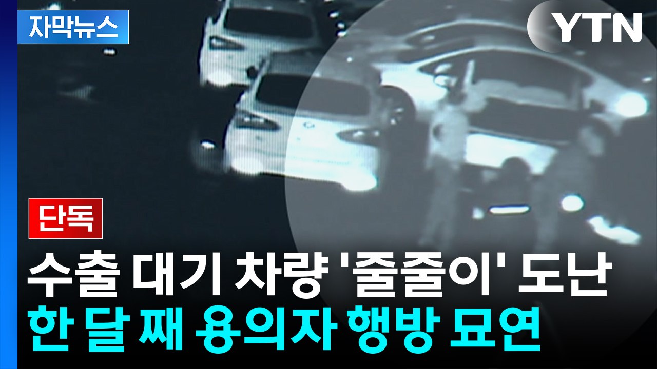 [자막뉴스] 값비싼 차만 골라 11분 만에 '줄줄이'...한 달 째 용의자 행방 묘연...