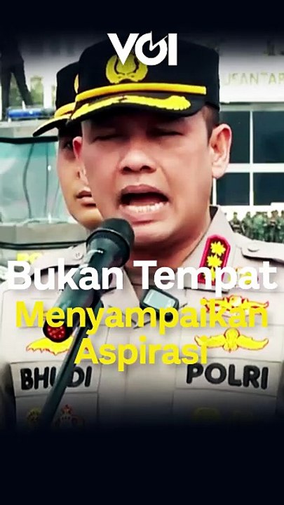 Ini Alasan Polda Larang Mahasiswa Demo di Kawasan Bunderan HI