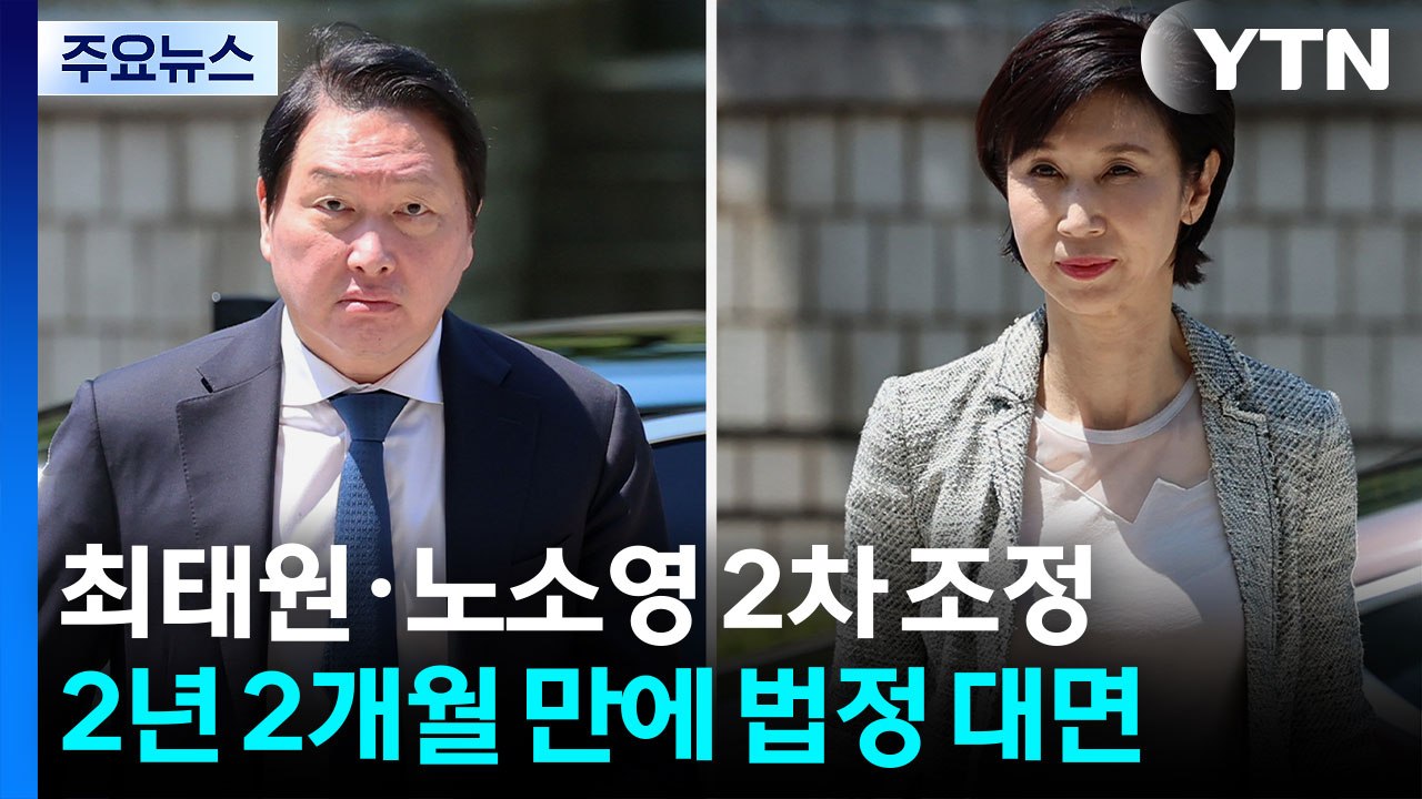 최태원·노소영, 2년여 만에 법정대면...오늘 2차 조정 / YTN