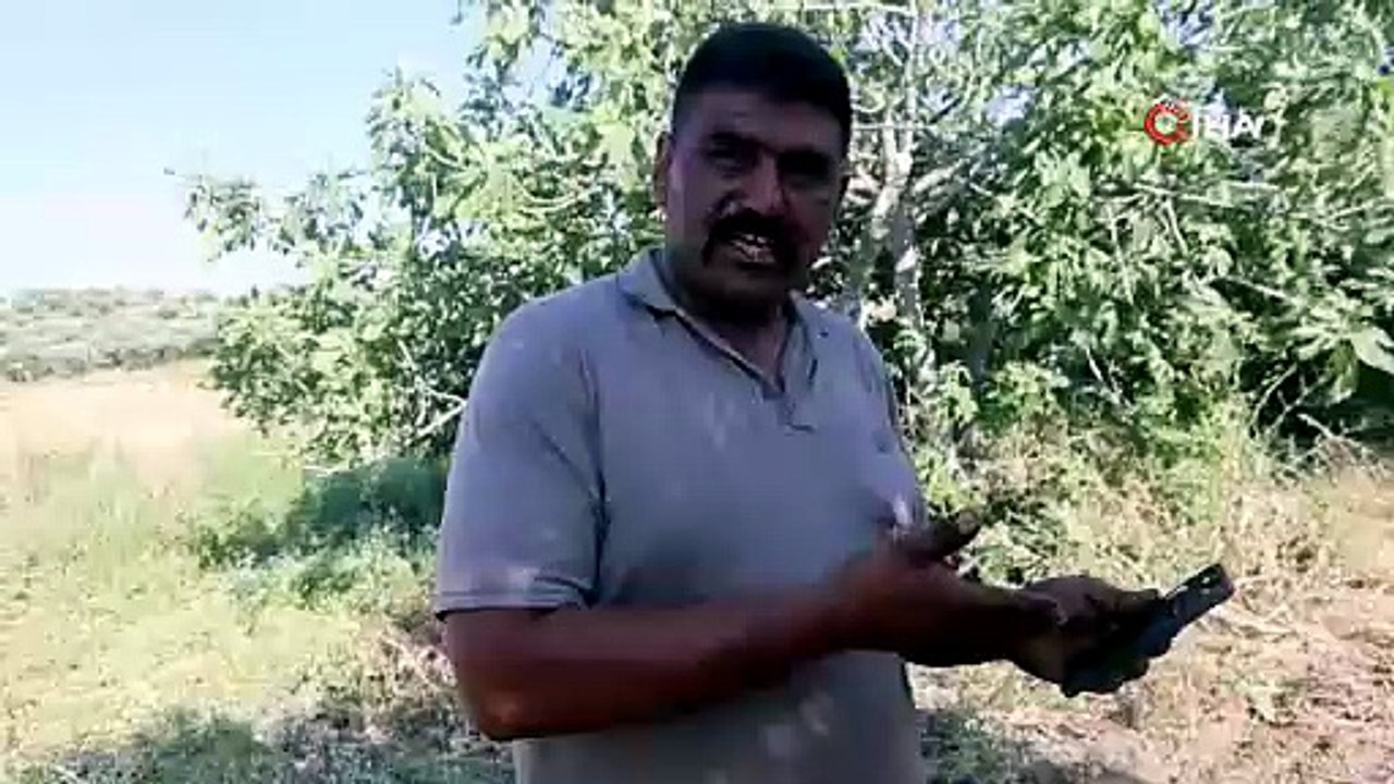 Traktörün pulluğuna takılarak ölümle burun buruna gelen çiftçinin korku dolu anları kamerada