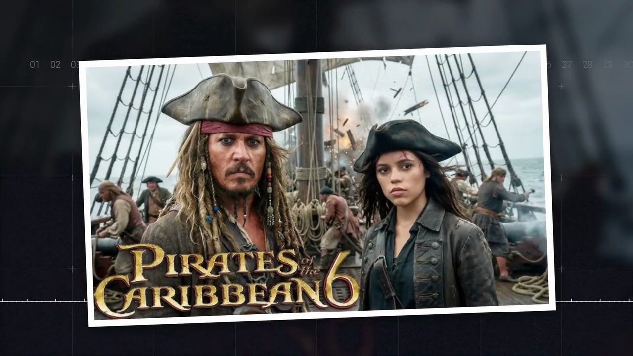 Pirates of the Caribbean 6 (2026) Johnny Depp & Jenna Ortega Return | First Trailer Concept