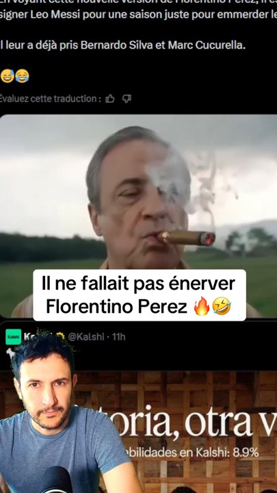 🔥 Il ne faut jamais énerver Florentino Perez #realmadrid #mercato #cucurella