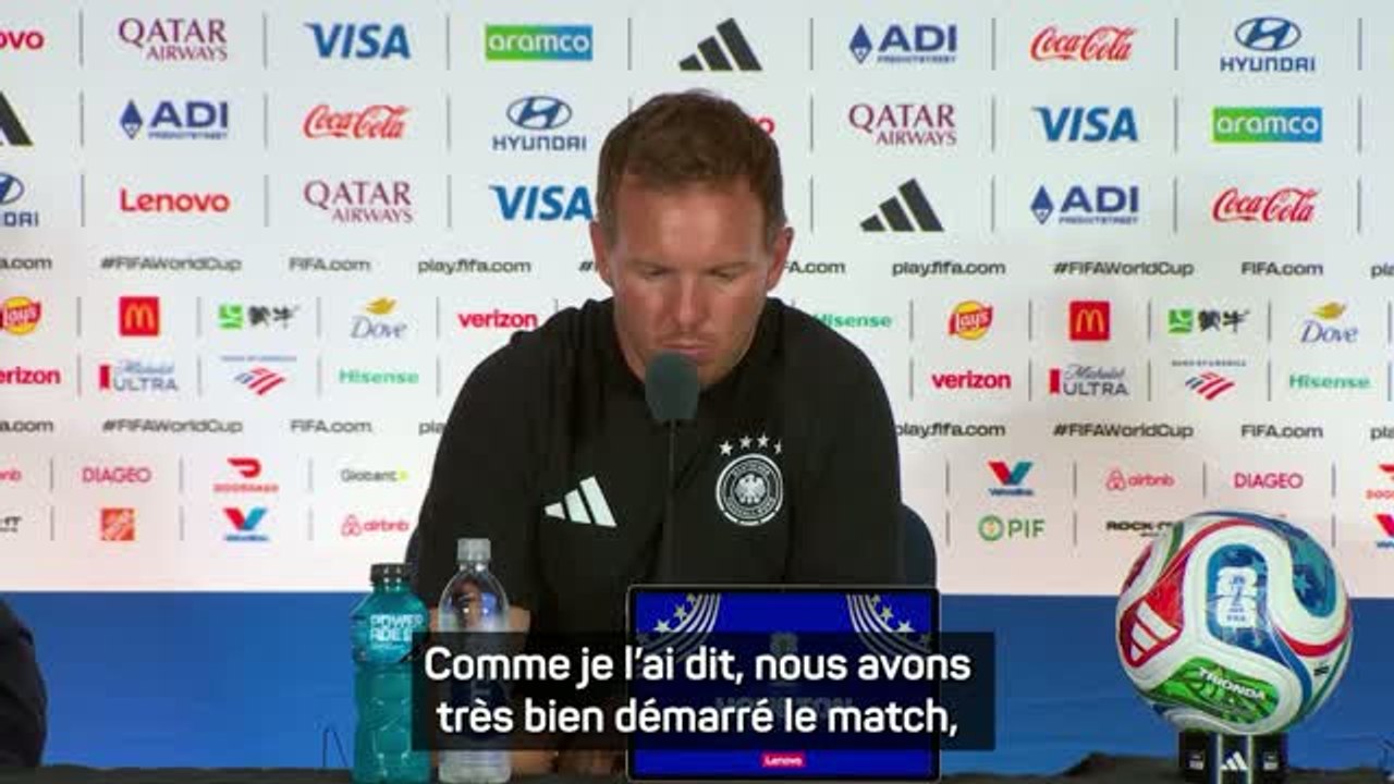 Allemagne - Nagelsmann : “Nous avons géré de manière brillante après l'égalisation”
