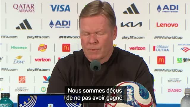 Pays-Bas - Koeman : “Beaucoup de gens sous-estiment le Japon”