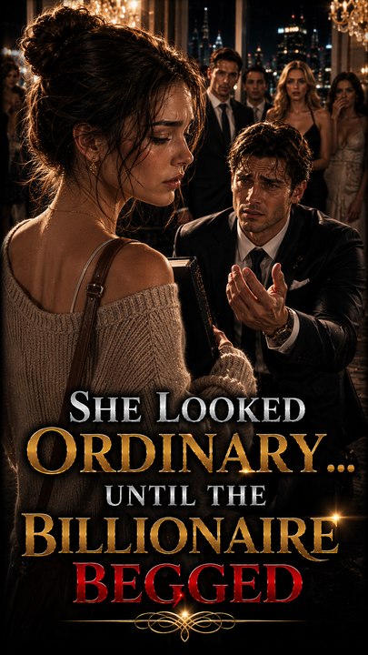 She Looked Ordinary... Until the Billionaire Begged