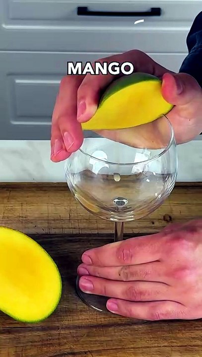 Healthy Frozen Mango Snack