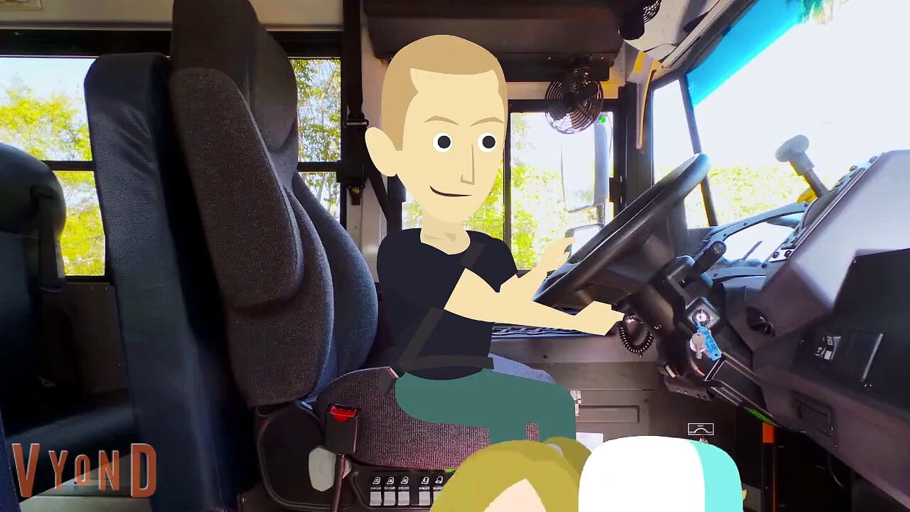Childish Dad Becomes a School Bus Driver