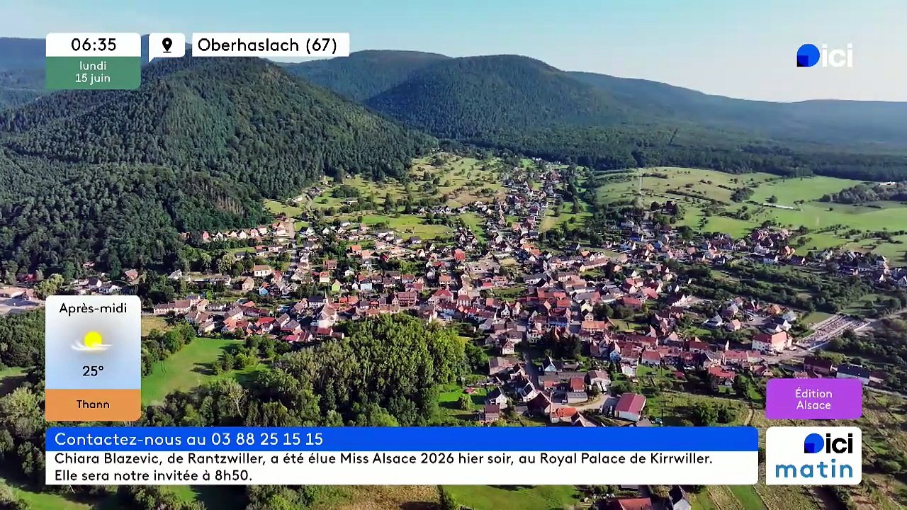 15/06/2026 - ici matin par ici Alsace en vidéo